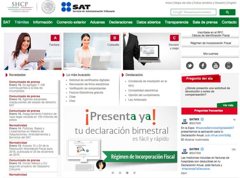 MODIFICACIONES DE LA MISCELANEA FISCAL PUBLICADAS DE MANERA ANTICIPADA EN EL PORTAL DEL SAT…GENERAN DERECHOS PARA EL CONTRIBUYENTE?